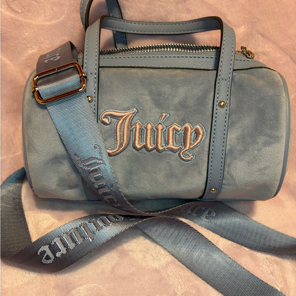 Juicy Couture Baby Blue Barrel Bag
